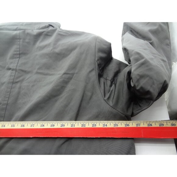 $395 Calvin Klein Extreme Slim Fit Raincoat Parka Black Men's 44 Reg - Picture 7 of 12